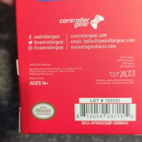 Nintendo licenced product Super Mario heroes and villains socks 5 pack NEW - Picture 9 of 11